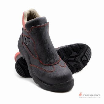 картинка Ботинки для сварщика БАРС НИТРО СН ПУ/Нитрил с КП цв. черный от магазина ПРОФИ+