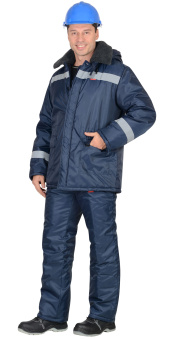 картинка Куртка ОПЗ зимняя СЕВЕР-4 мужская цв. синий от магазина ПРОФИ+