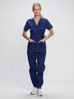 картинка Костюм медицинский СИТИ - 001 MedLine женский цв. темно-синий от магазина ПРОФИ+