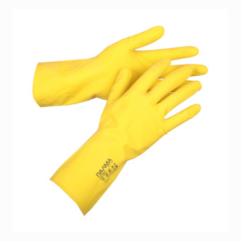 картинка Перчатки латексные ПАЛМА КЕМИ 21-01 0,38 мм цв. желтый от магазина ПРОФИ+