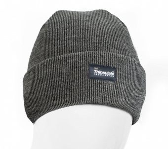 картинка Шапка трикотажная двойная СЕВЕР с утеплителем Тинсулейт® цв. серый от магазина ПРОФИ+