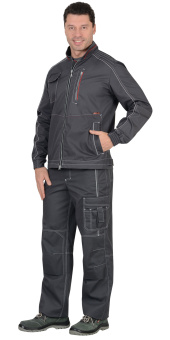 картинка Куртка ОПЗ летняя АЛЕКС мужские цв. темно-серый от магазина ПРОФИ+