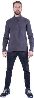 картинка Куртка флисовая ФЬЮЖЕН цв. темно-серый от магазина ПРОФИ+