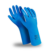 Перчатки нитриловые КЕТОФЛЕКС (N-U-64) цв. синий