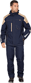 Куртка-штормовка РЕСПЕКТ мужская цв.синий с бежевым
