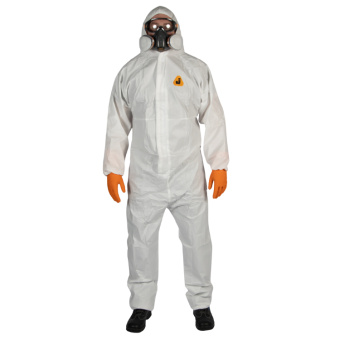 картинка Комбинезон защитный одноразовый JETA SAFETY JPC-50 с ламинацией цв. белый от магазина ПРОФИ+