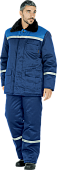Куртка ОПЗ зимняя МЕТЕЛИЦА мужская цв.темно-синий с васильковым