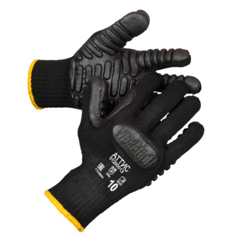 картинка Перчатки для защиты от вибраций АТТИС цв. черный от магазина ПРОФИ+