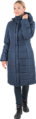 Пальто утепленное ФЬЮЖЕН женское цв. темно-синий