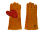 Краги спилковые РОСМАРКА (1404) особо прочные с подкладкой 35 см цв. желтый с красным