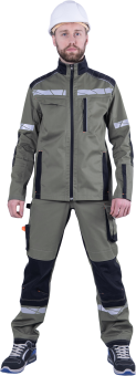 картинка Куртка ОПЗ летняя КОРПОРАЦИЯ мужская цв. хаки с черным от магазина ПРОФИ+