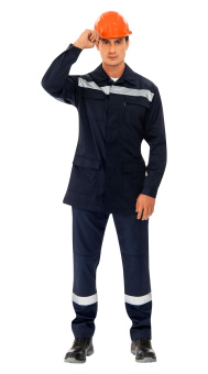 картинка Куртка ОПЗ летняя МАСТЕР с/о мужская цв. темно-синий от магазина ПРОФИ+