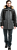 Куртка утепленная СКАНДИНАВИЯ ЛЮКС мужская цв. серый с черным
